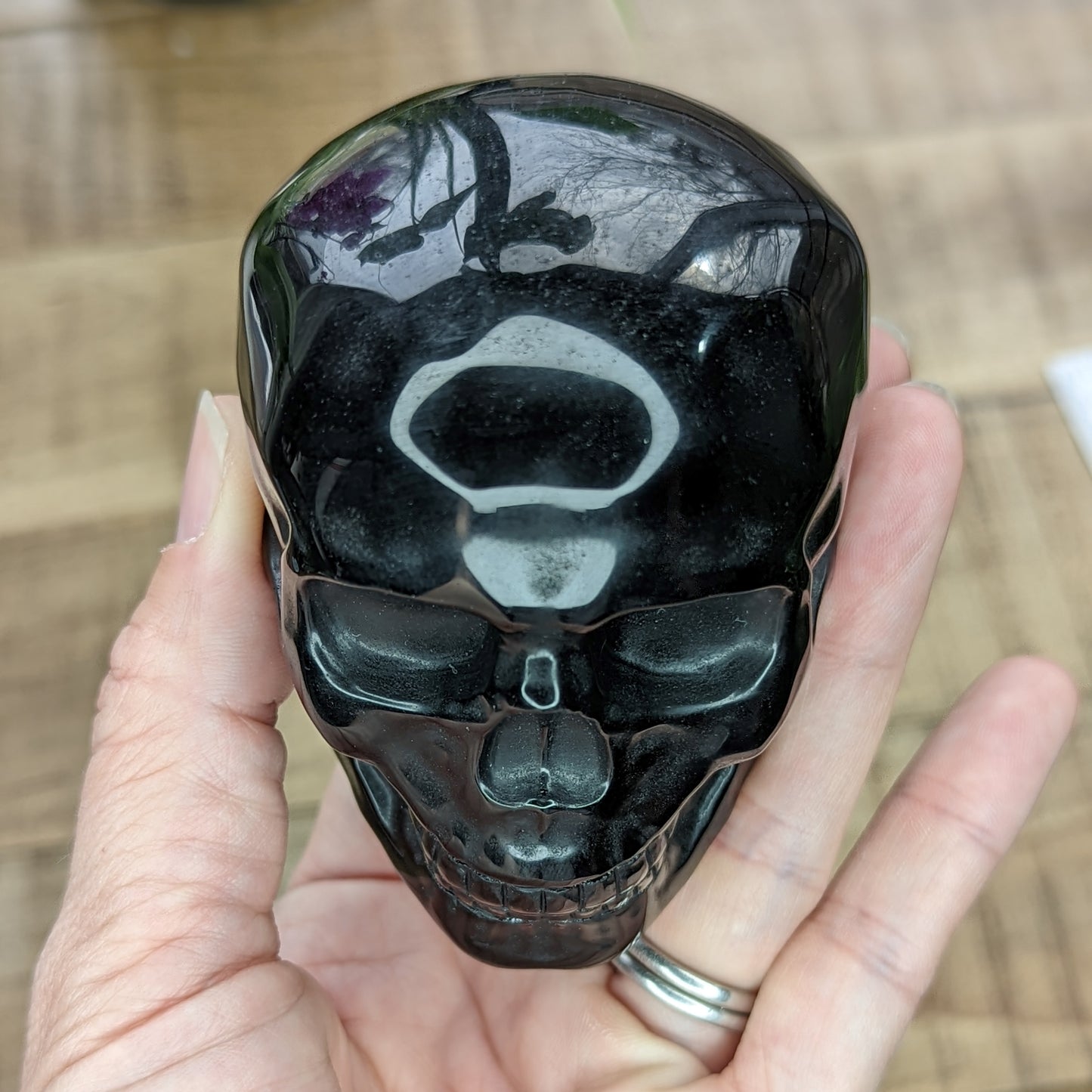 Black Obsidian Skull - 3 in